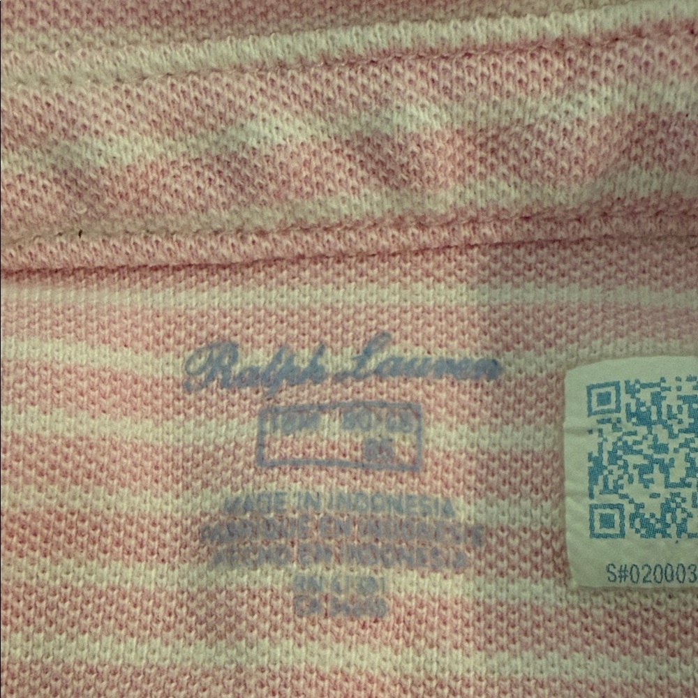 Ralph Lauren Pink Striped Baby Outfit - Picture 4 of 5